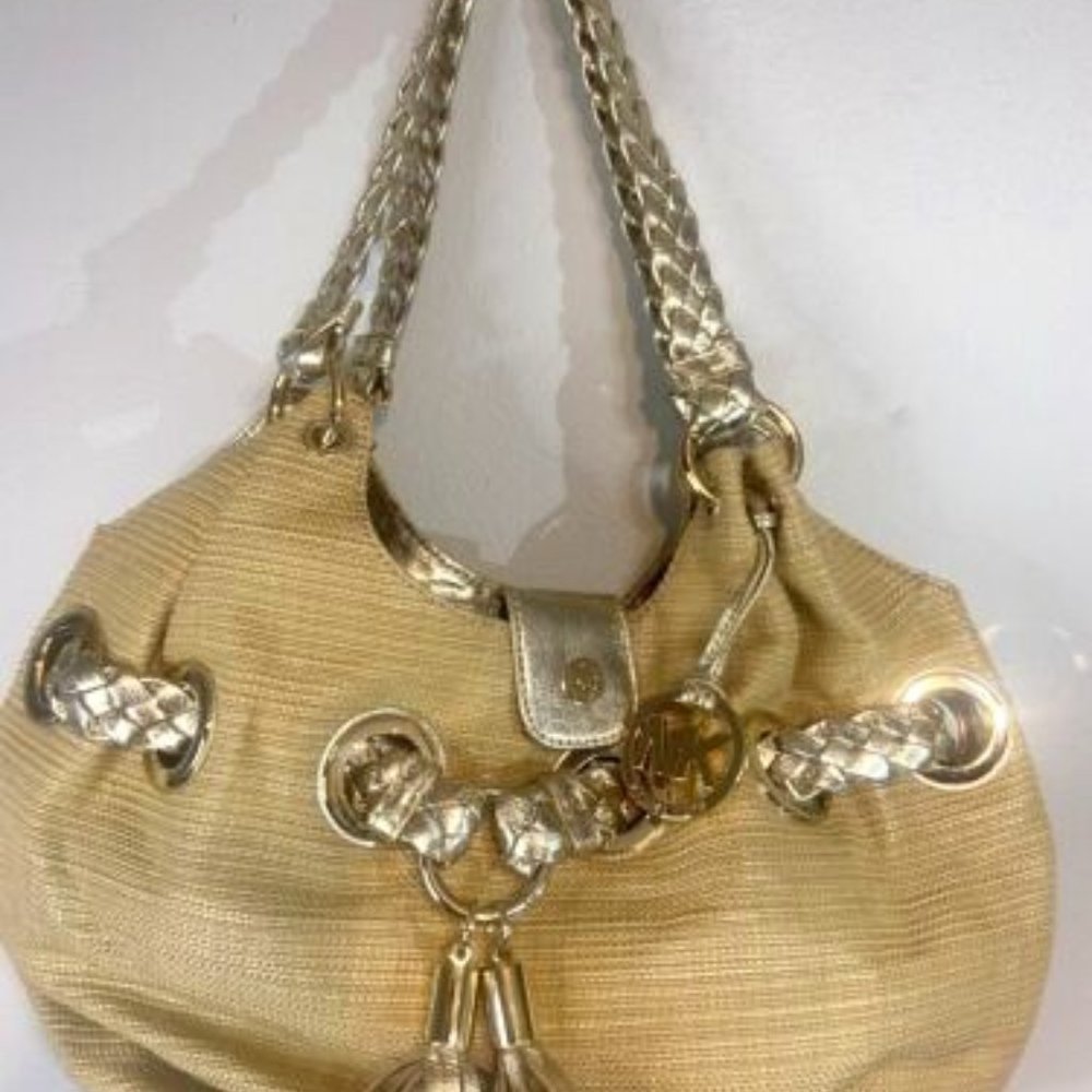 Michael Kors Gold Braid Grommet